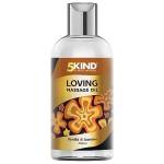 5kind Olio per Massaggi Sensuali 250 ml - Olio Corpo Profumato Gelsomino e Vaniglia - Olio per Massaggi Rilassante per Coppie e Anti-Stress - Olio Essenziali massagggi Intimi