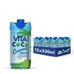 Vita Coco acqua di cocco pura 12x330 ml idratante naturale, piena di elettroliti, senza glutine, ricca di vitamina C e potassio, 3960ML