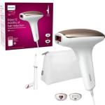 Philips Dispositivo di depilazione IPL Lumea serie 7000 - dispositivo di depilazione con rifinitore di correzione compatto satinato, 2 accessori per corpo e viso (modello BRI921/00)