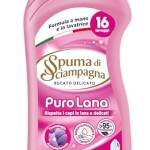 Spuma di Sciampagna Detersivo Per Bucato Liquido Delicato Puro Lana 16 Lavaggi - 800 ml