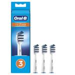 Oral-B TriZone Testine Spazzolino Elettrico, Bianco, Confezione da 3