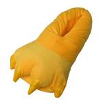 OCHENTA Pantofole unisex animale fantasia peluche pantofole zampa Cosplay, giallo, 35/39 EU