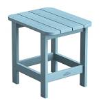 Cecarol Tavolino oversize Adirondack resistente alle intemperie per bagno, piscina, veranda, giardino, blu lago