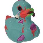 Wild Republic Rubber Duck Zombie, Papera Di Gomma, Papera Giocattolo, Regalo Per Bambino, Bambini Ed Adulti, 10 cm