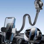 APPS2Car Supporto Cellulare auto Ventosa, Universale Porta Cellulare Auto 360° di Rotazione per Parabrezza Cruscotto bocchette aria, Compatibile con iPhone, Galaxy, Huawei, Xiaomi