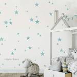 Stelle adesivi murali girl Wall Stickers Bambine Adesivi Murali Nursery Camerette Bimba Stelle