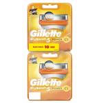 Gillette Fusion5 Power - Lame per rasoio da uomo, 5 + 5 ricariche