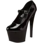 Pleaser, Scarpe col tacco unisex adulto, Marrone (Black), UK 9