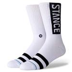 Stance Og Socken Calze da Uomo, Bianco