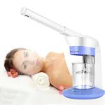 Vaporizzatore viso 2 in 1, spruzzatore ionico a vapore per ozono Salon Spa, macchina per la cura della bellezza della pelle, vaporizzatore per nebulizzazione Spa(EU)