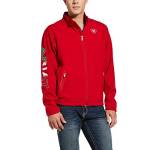 ARIAT Men's New Team Softshell Mexico Water Resistant Jacket