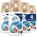 Glade Automatic Spray Ricarica, Profumatore per Ambienti, Fragranza Ocean Adventure, Formato Scorta da 4 Ricariche da 269 ml