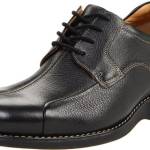 Johnston & Murphy Comfort Shuler Bike Toe Oxford, Nero (Nero Tumbled), 45 EU