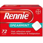 RENNIE TABLETS SPEARMINT GREEN