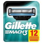 Gillette Mach3 - Lamette per rasoio da uomo, confezione da 12