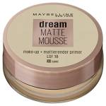 Maybelline New York Make Up Dream Matte Mousse Sand 30 / Trucco in una tonalità della pelle con finitura opaca, 1 x 18 ml