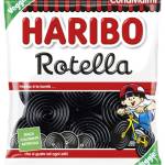 Haribo Rotella, Caramelle Gommose, Gusto Liquirizia, Ideali per Feste e Dolci Momenti di Relax - 175gr