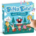 Libri Musicali Ditty Bird per Bambini | Divertente Libro di Musica Classica e Filastrocca | Libro Musicale Mozart | Libri Interattivi per Bambini da 1 a 3 anni | Libri Sonori per Bambini Resistenti