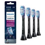 Philips Sonicare HX9054/95 - Testine di ricambio per spazzolino Gum Care G3, 4 testine, colore: nero