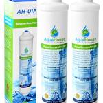 2x AquaHouse AH-UIF Filtro acqua compatibile con Samsung DA29-10105J, Haier 0060823485A,LG 5231JA2010B (sostituisce solo i filtri esterni)