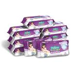 Pampers Sensitive Salviettine, Formula Delicata Senza Profumazione, Ripristina il Ph della Pelle, 9 Confezioni da 63 Pezzi, 567 Salviettine