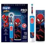 Oral-B Spazzolino Elettrico Ricaricabile Bambini Spiderman Marvel +3 Anni, Delicato sulle Gengive, Utilizzabile con Disney Magic Timer, 1 Testina, 1 Spazzolino, 1 Custodia da Viaggio, Idea Regalo