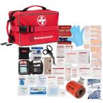 Surviveware Kit di Primo Soccorso per i Lunghi Viaggi di Campeggio, Auto, Barche, Camion, Ufficio, casa e della Famiglia con Bonus Mini Kit Grande Rosso