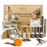 L&G® Kit preparazione e infusione rum organizzato - Idee regalo - Confezione regalo rum diy degustazione a sorpresa - natale, san valentino, feste, compleanno - made in France - ingredienti di qualità