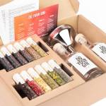 Kit di infusione alcolica per la Produzione di Gin Fai da Te by DO Your Gin | Fai Il Gin Artigianale a casa Tua | 12 infusi botanici | Kit Fai da Te per Adulti | Kit per Il Bartending