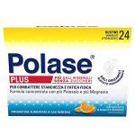 Polase Plus Magnesio e Potassio, Integratore Alimentare Sali Minerali Contro Stanchezza e Fatica, Caldo, Gusto Arancia e Mandarino, Confezione da 24 Bustine