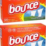 Bounce Fresh Linen - Fogli ammorbidenti per biancheria, per asciugatrice, profumati, confezione da 240 pezzi