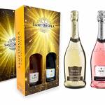 Casa Sant'Orsola - Set Vino Cuvèe Prestige Blanc de Blancs e Rosè 12%, da Prestigiosa Uva Italiana, Gusto Dolce con Note Fruttate e Aromatiche, 2x750 ml