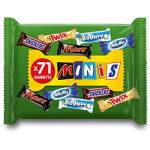 Mixed Minis, Confezione Assortita di Miniatures Mars, Twix, Snickers, Bounty e Milky Way, 71 barrette miste per un totale di 1,4 kg