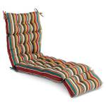 Greendale Home Fashions AZ4804-SUNSET Adobe Stripe - Cuscino per chaise longue da esterno, 185 x 55 cm