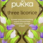 Pukka, Three Licorice, Tisana Biologica con 3 tipi di Liquirizia, 20 filtri