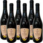 Vino Gragnano Dop | Rosso Frizzante | Penisola Sorrentina | Antiche Fattorie Templari | Confezione da 6 Bottiglie da 75 Cl | Campania | Idea Regalo