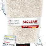 ALCLEAR International 950013WH Guanto in Microfibra per Lavare l'Auto con Shampoo per Auto e Detergenti, per la Pulizia e la Manutenzione di Autoveicoli e Moto