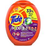 Tide Pods, detersivo liquido per bucato, profumo di prato primaverile, compatibile con lui, 96 conteggi per confezione, 2,72 g (la confezione può variare)