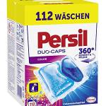 Persil Color Duo Caps detersivo pre-dosato per colore, Confezione da 2, 112 carichi di lavaggio (2 x 56), purezza e cura a 360°, tecnologia a 2 camere, 500 g