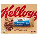 Kellogg's Barretta Mandorle e Cioccolato al Latte, 4 x 32 g