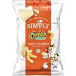 Cheetos Cheese Snacks, Simply White Cheddar Puffs, 8 oz