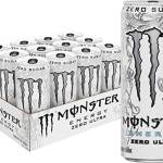 Monster Energy Zero Ultra, bevanda energetica senza zucchero, 453,6 g (confezione da 12)