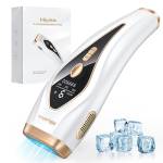 Hikyskin Epilatore Luce Pulsata con Ghiaccio - 3-IN-1 Goditi Un'esperienza di Depilazione Indolore, Epilatore Laser 9 Livelli di Energia e 2 Modalità, per Corpo e Viso