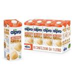 ALPRO SENZA ZUCCHERI, Bevanda alla MANDORLA, 100% vegetale con vitamine B2, B12, D2, E (8 confezioni x 1 Litro)