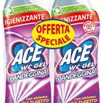 ACE WC GEL Multigetto Candeggina Igienizzante, 2 Confezioni da 700ml