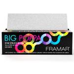 Framar Big Poppa Star Struck - Foglio di alluminio per capelli, 500 fogli di stagnola, 25,4 x 35,6 cm