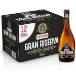 Peroni Birra Gran Riserva Doppio Malto, Cassa con 12 Birre in Bottiglia da 50 cl, 6 L, Birra Bock dal Gusto Intenso ed Equilibrato Leggermente Speziato, Gradazione Alcolica 6.6% Vol