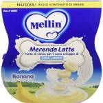 Mellin Merenda Latte e Banana - 6 Vasetti da 2x100 gr