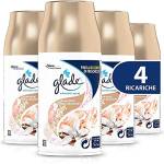 Glade Automatic Spray Ricarica, Profumatore per Ambienti, Fragranza Romantic Vanilla Blossom, Formato Scorta da 4 Ricariche da 269 ml