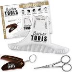 Barber Tools Kit di Rifinitura Barba e Baffi e Accessori